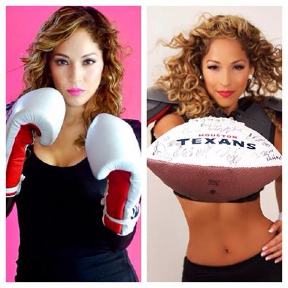 La porrista de los Texanos de la NFL, Antonieta, reta a un combate a la reina del UFC, Ronda Rousey. (Foto: Texans)
