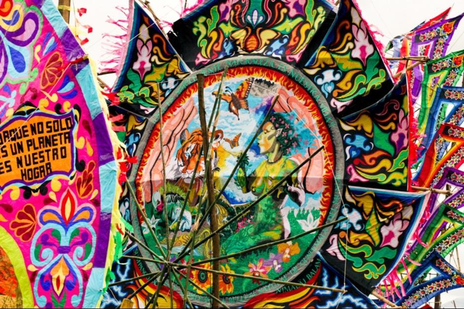 Los barriletes gigantes de Sumpango ser&aacute;n apreciados en una exhibici&oacute;n especializada en el tema. (Foto: Archivo/Soy502)