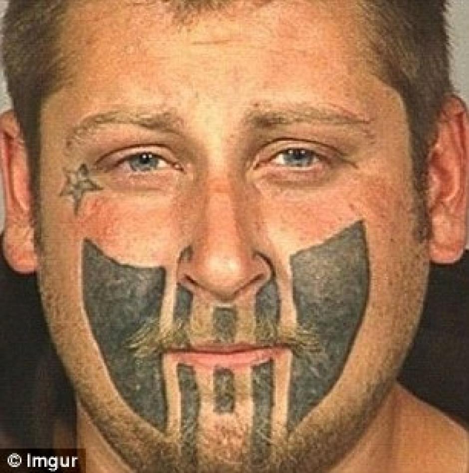 Los tatuajes en el rostro son los menos recomendados por los artistas. (Foto: Daily Mail)