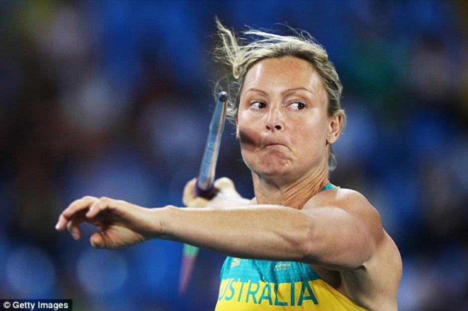 Kim Mickle es una lanzadora de jabalina australiana. (Foto: dailymail.co.uk)