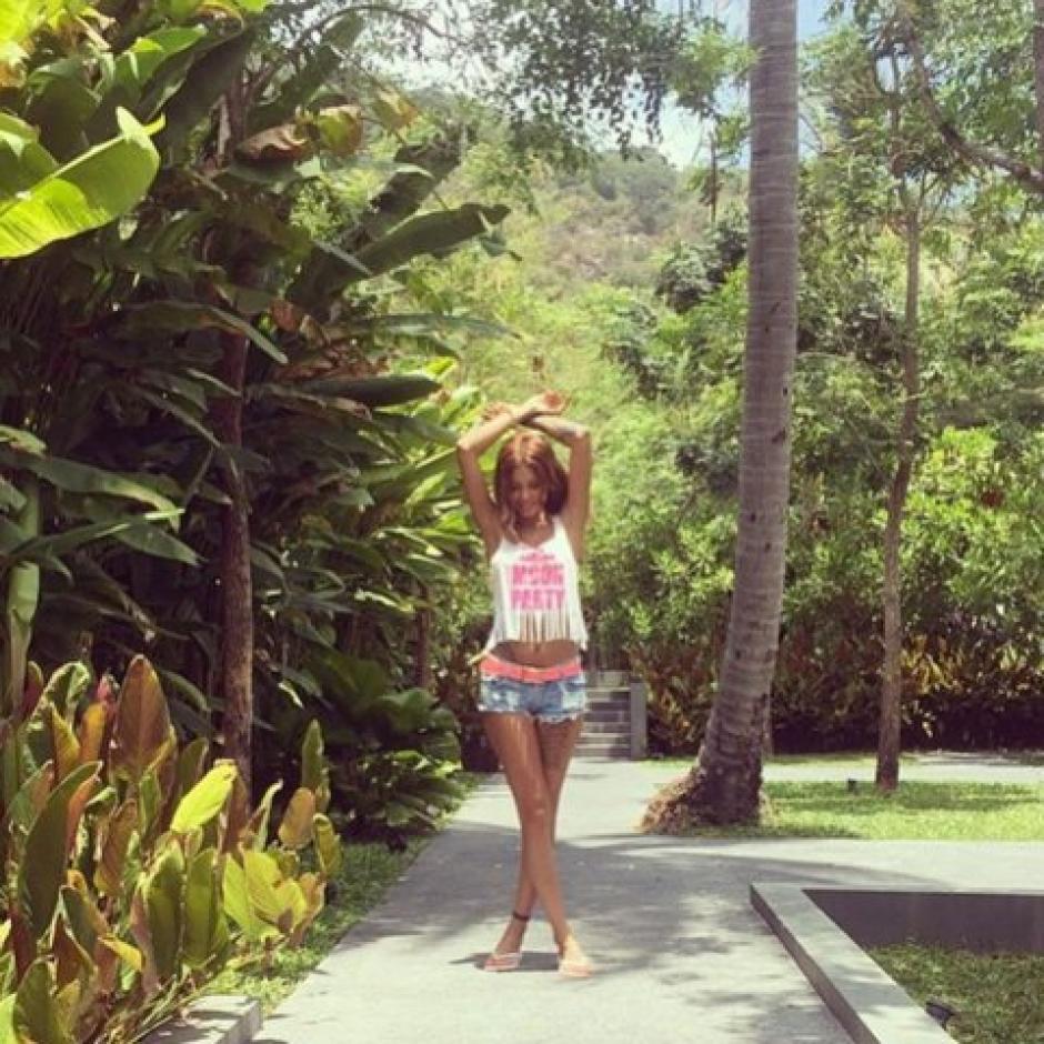 La modelo Melikaa Zamani es muy activa en las redes sociales. (Foto: Infobae)