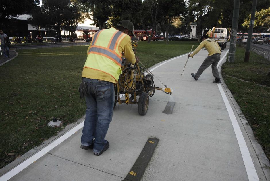 El tramo de la Avenida la Reforma, del proyecto "Del mapa al papa", ya está terminado. &nbsp;(Foto: Jesús Alfonso/Soy502)