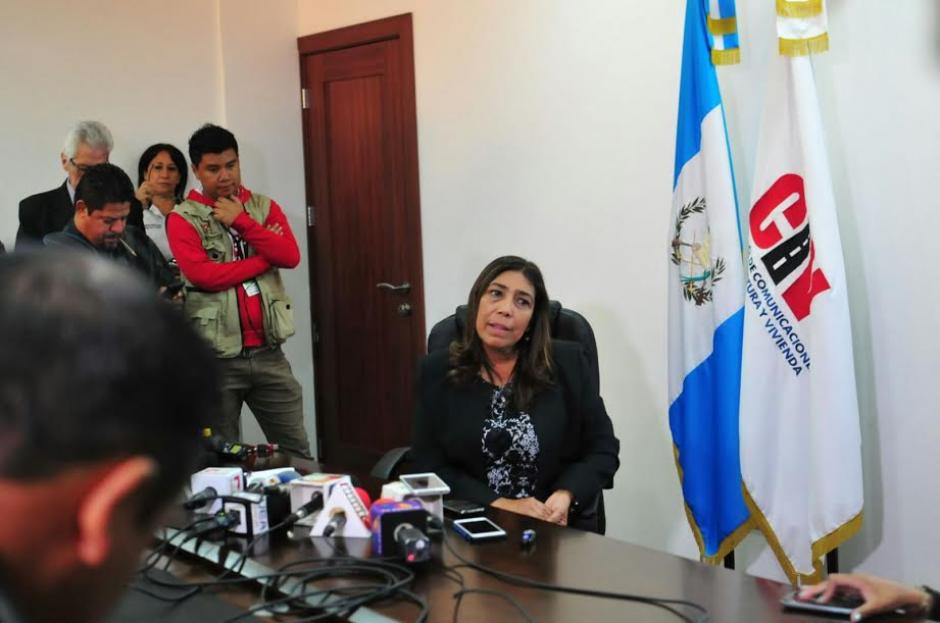 La Ministra de Comunicaciones, Sherry Ordoñez, reconoció que fue contratista del Estado durante varios años y que por ese periodo de contratos obtuvo al menos 15 millones de quetzales. (Foto: Alejandro Balán/ Soy502)