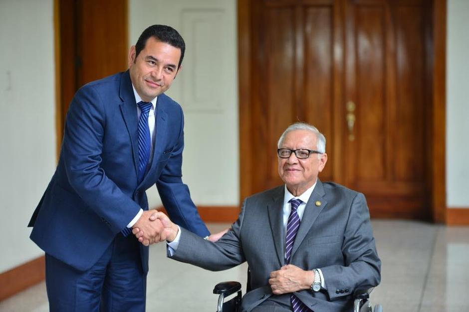 Alejandro Maldonado entregará la presidencia al presidente electo Jimmy Morales. (Foto: Archivo/Soy502)