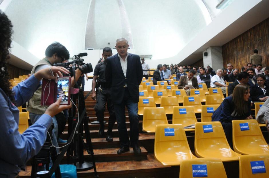 El expresidente Otto P&eacute;rez Molina podr&iacute;a declarar este mi&eacute;rcoles. (Foto: Alejandro Bal&aacute;n/Soy502)
