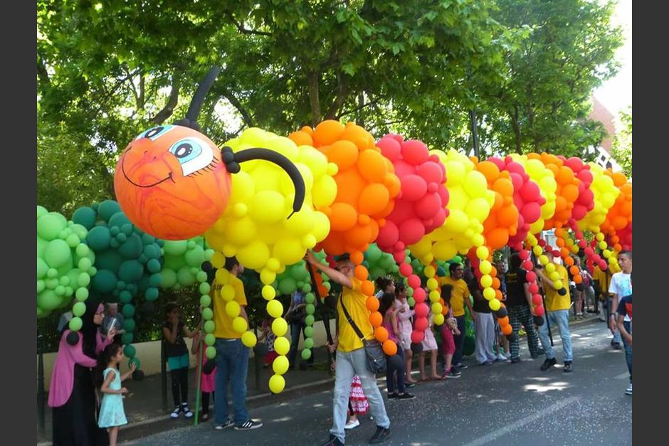 Una serie de esculturas de globos recorrer&aacute; el Centro Hist&oacute;rico. (Foto: Municipalidad de Guatemala)