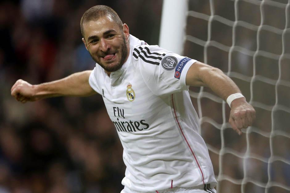 Benzema anot&oacute; el &uacute;nico gol del juego al minuto 27 tras un pase de Marcelo. (Foto: EFE)