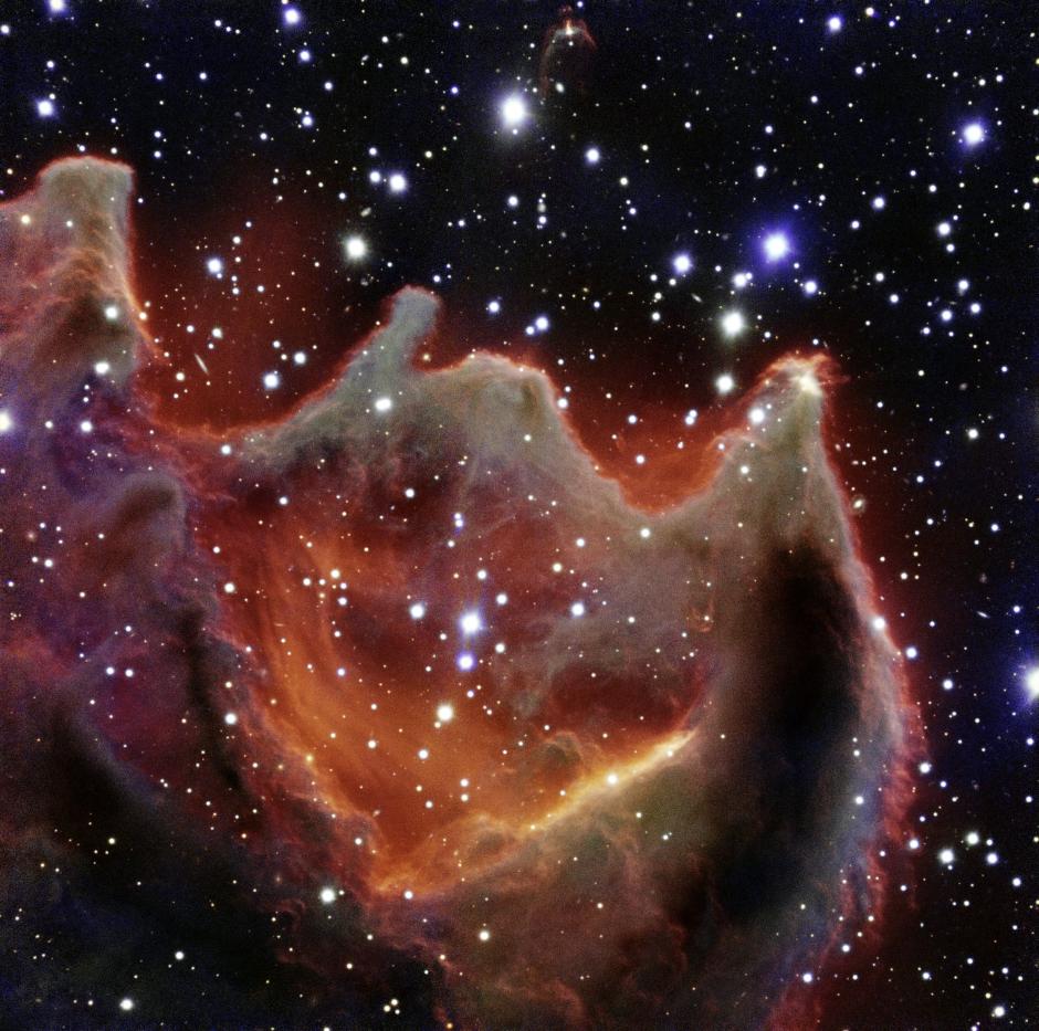 Fotograf&iacute;a facilitada por el Observatorio Europeo Austral que muestra el gl&oacute;bulo cometario CG4, captado por el telescopio VLT (Very Large Telescope). (Foto: EFE/Cortes&iacute;a ESO)