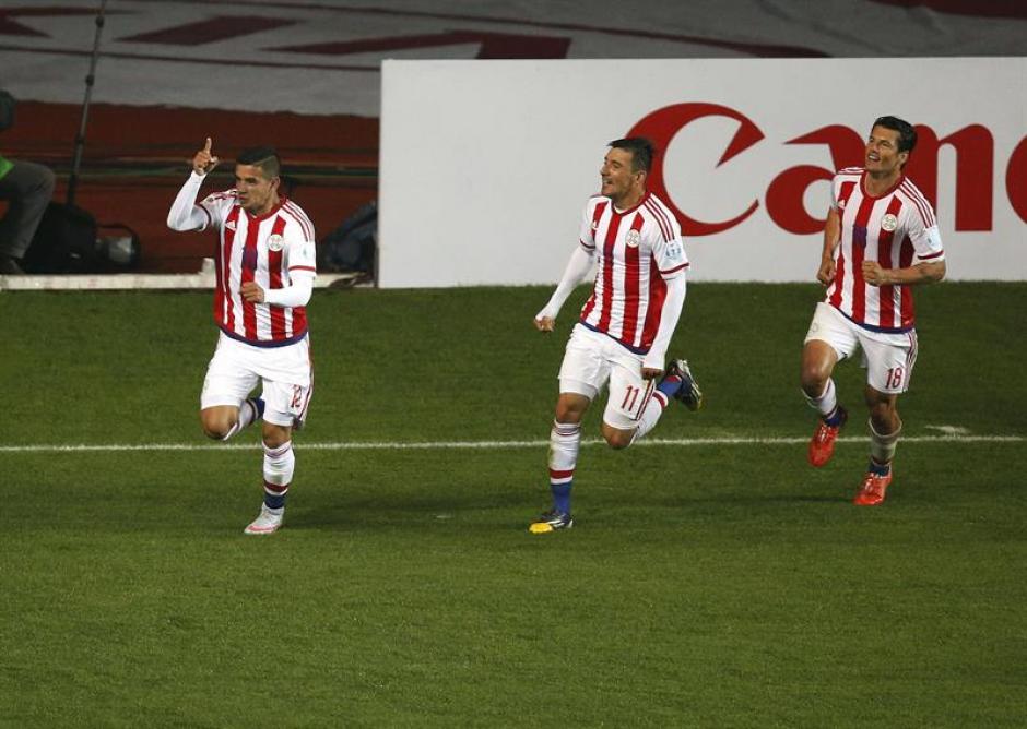 Paraguay celebra su pase a las semifinales de la Copa Am&eacute;rica 2015. &nbsp;(Foto: EFE)&nbsp;