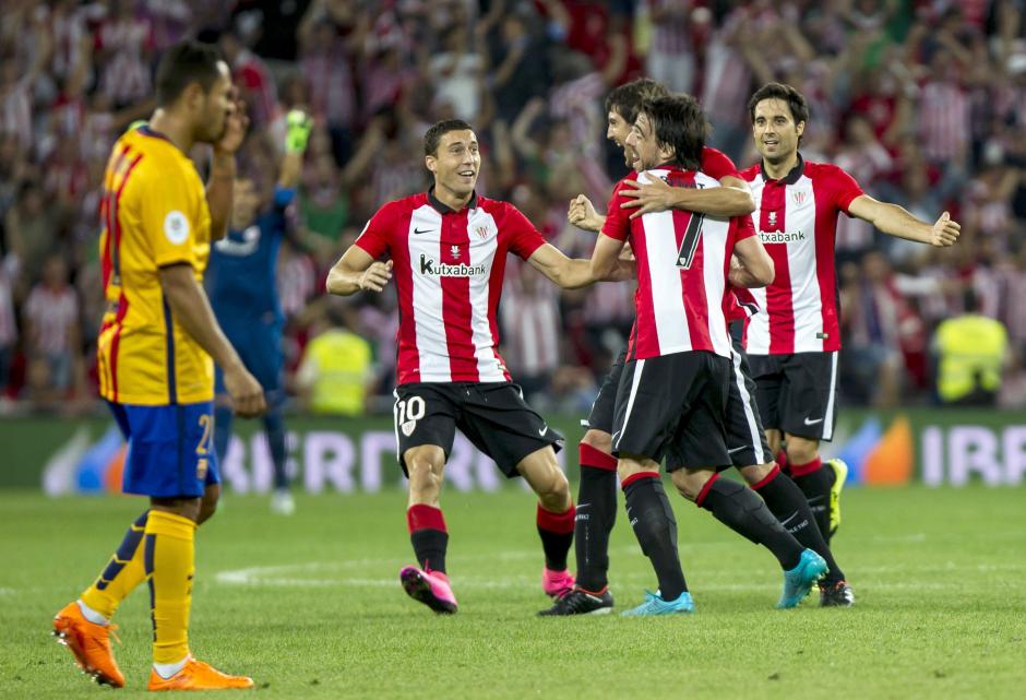 El Athletic Club de Bilbao golea al FC Barcelona. (Foto: Getty)