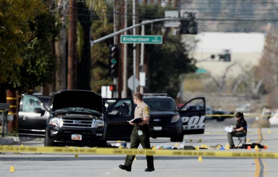 La pareja responsable del tiroteo en San Bernardino, fue abatida por la polic&iacute;a durante un enfrentamiento mientras intentaban darse a la fuga. (Foto: EFE)