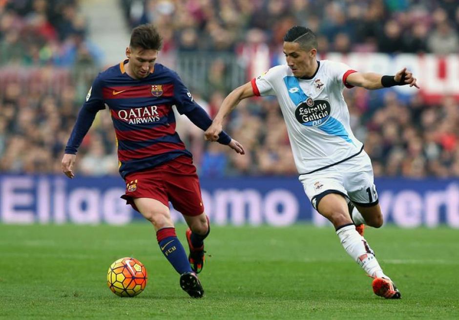 Barcelona ganaba con comodidad hasta el minuto 77, pero el Deportivo la Coruña, combativo, lo empató a cinco minutos del final. (Foto: EFE)