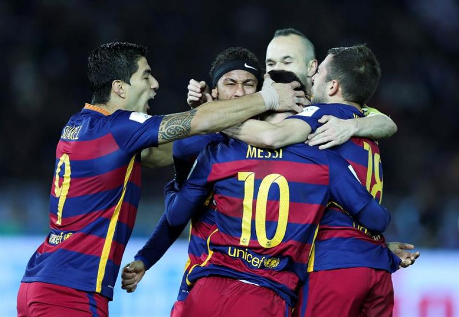 Barcelona gole&oacute; a River y gan&oacute; su tercer Mundial de Clubes. (Foto: EFE)