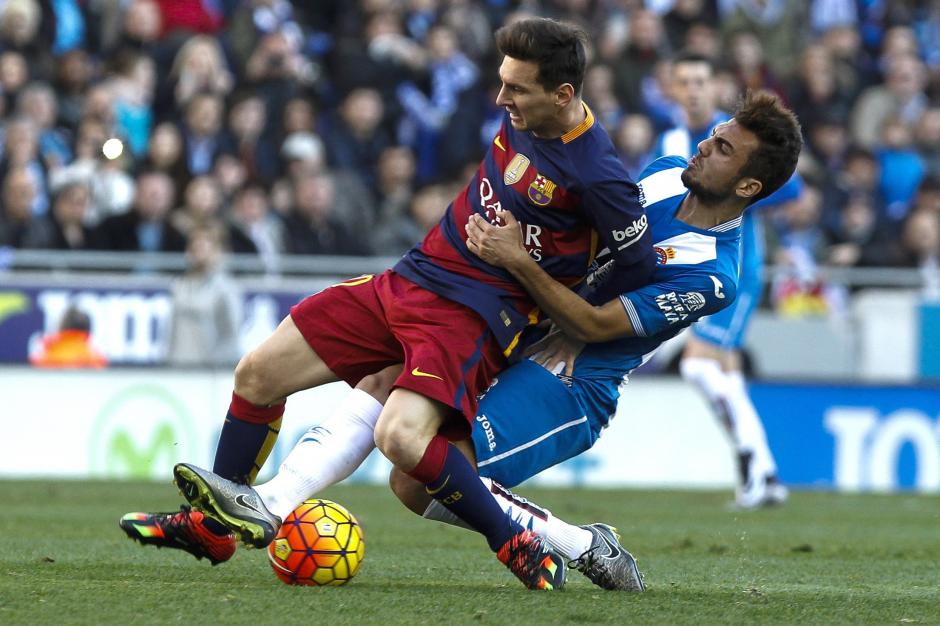 Mess&iacute; lucho durante todo el partido pero no pudo aportar para que su equipo ganara. (Foto: EFE/ Quique Garc&iacute;a)