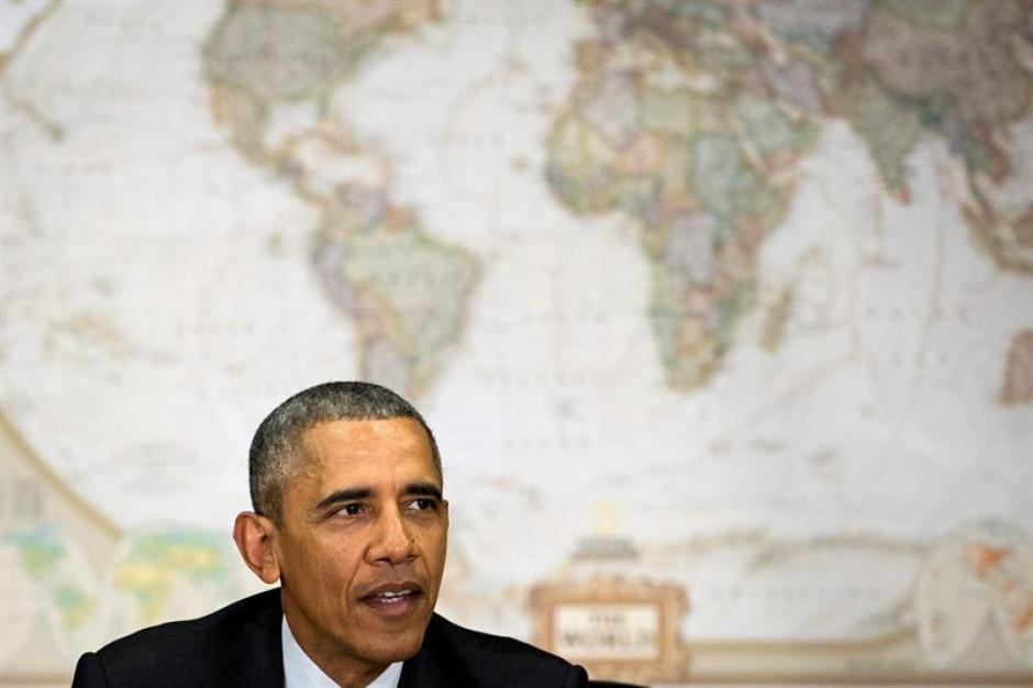 El presidente estadounidense, Barack Obama, habla durante una reuni&oacute;n del Consejo Nacional de Seguridad. (Foto: EFE)&nbsp;