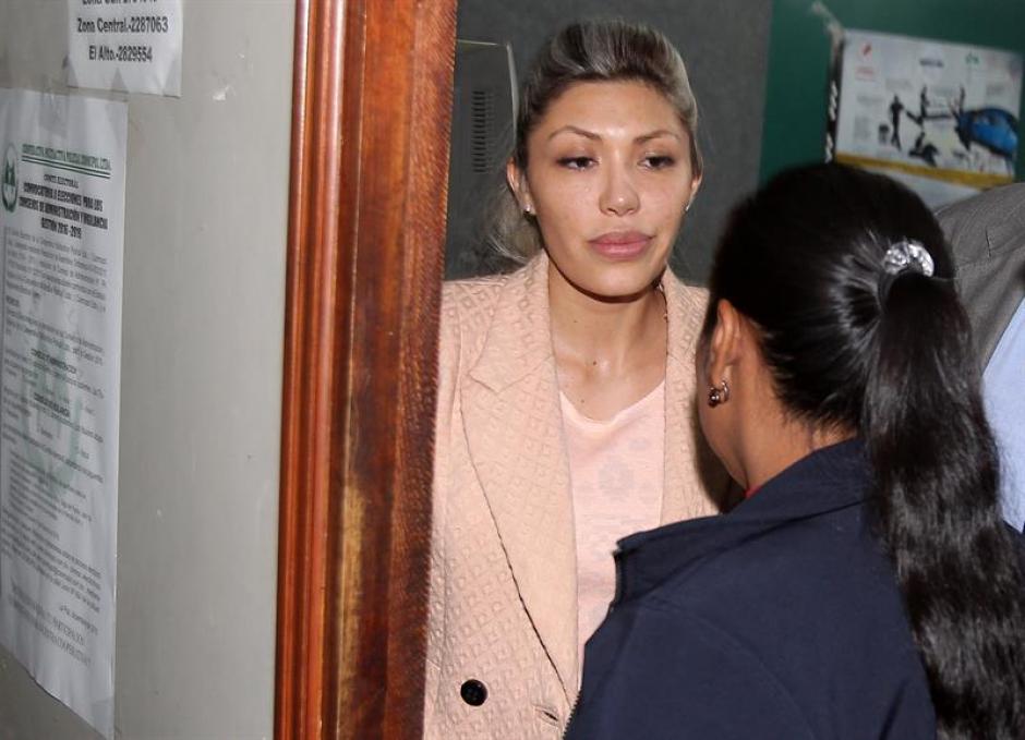 Zapata fue conducida a la sede de la Fuerza Especial de Lucha contra la Corrupción. (Foto: EFE)