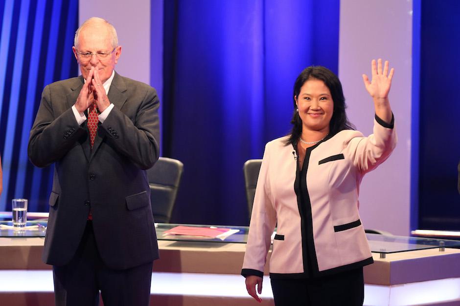La candidata a la presidencia de Per&uacute; Keiko Fujimori se posicion&oacute; en las encuestas sobre su contrincante Pedro Pablo Kuczynski. (Foto: EFE)