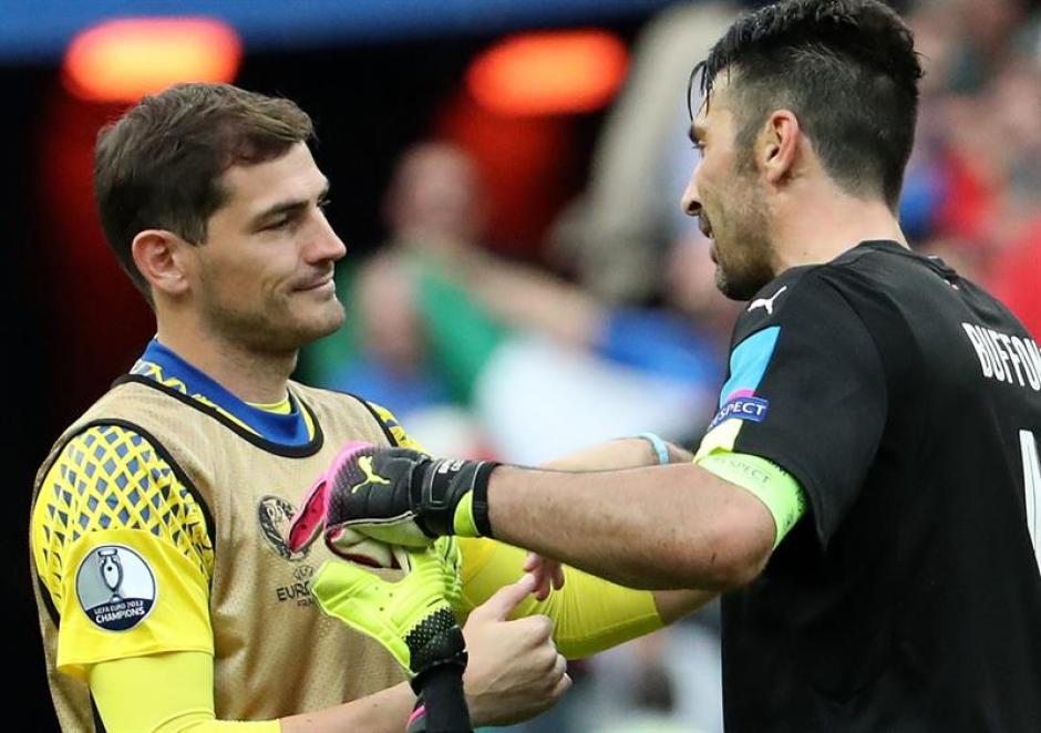 Buffon y Casillas mantienen una gran amistad (EFE)