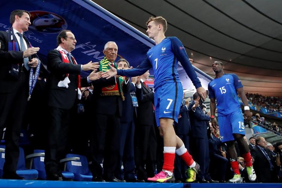 Antoine Griezmann perdi&oacute; la final pero fue el goleador y el mejor jugador de la Euro. (EFE)