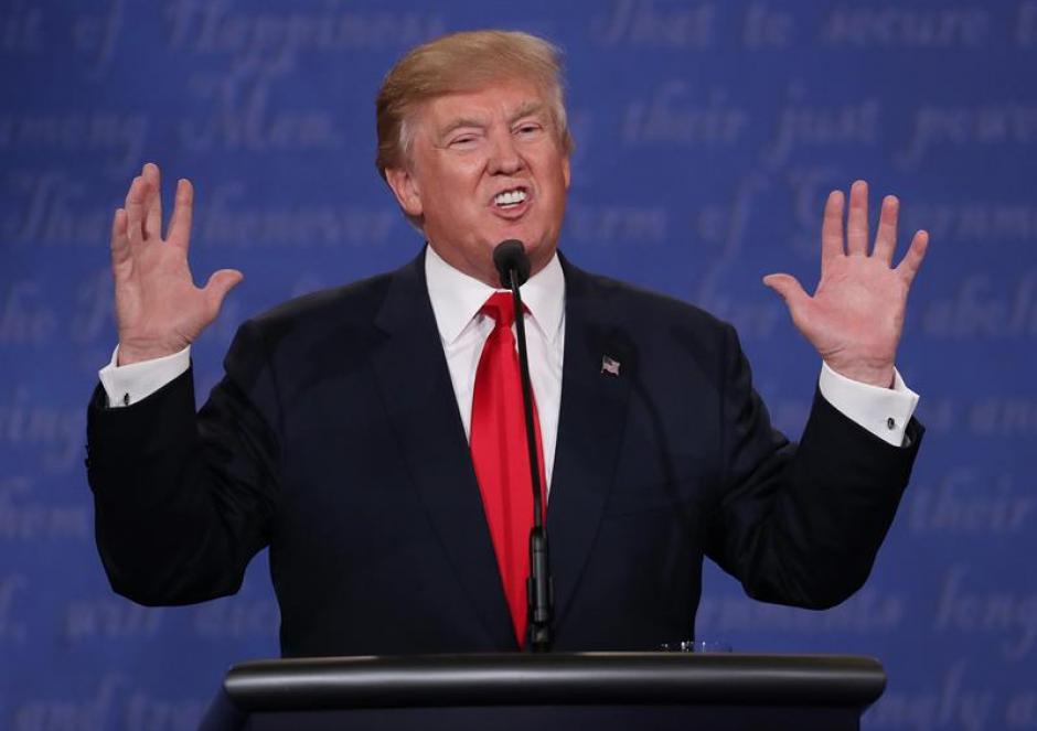 Donald Trump utiliz&oacute; una palabra en espa&ntilde;ol que fue motiv&oacute; de burlas.  (Foto: EFE) 