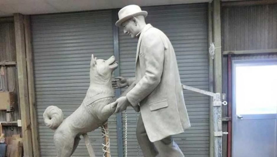 Hachiko y su amo se reencontrar&aacute;n tras 90 a&ntilde;os de espera, al menos por medio de una estatua. (Foto: upsocl.com)