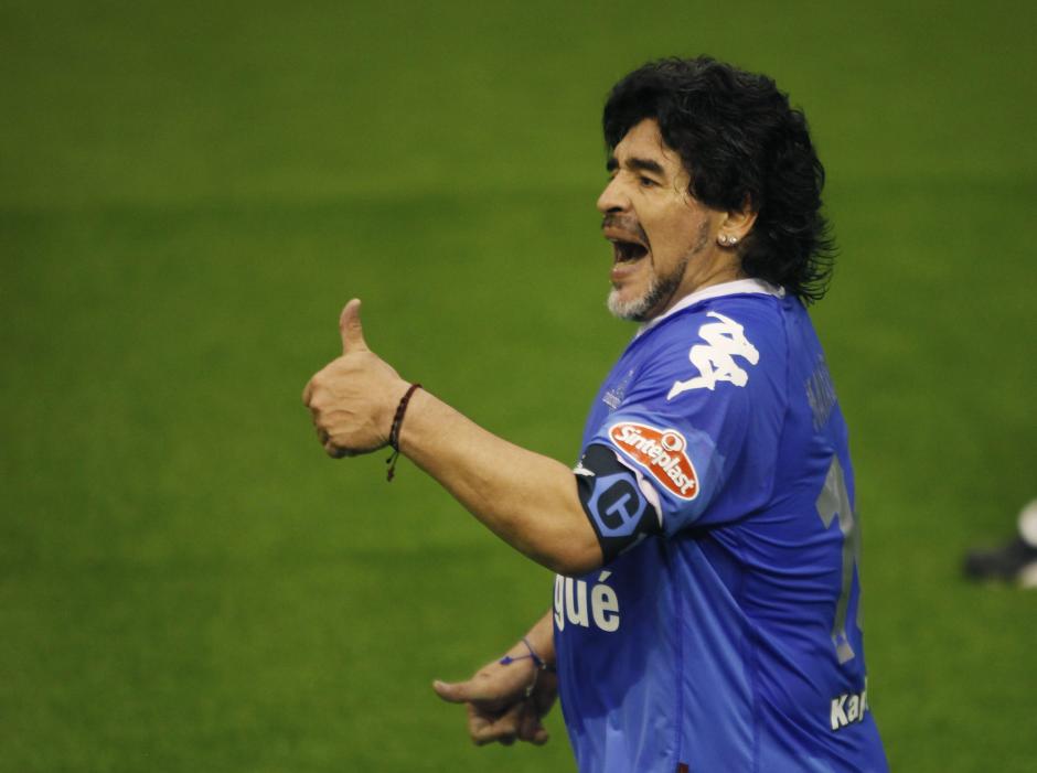 En la imagen, el exfutbolista argentino Diego Maradona. (Foto: EFE/Archivo)