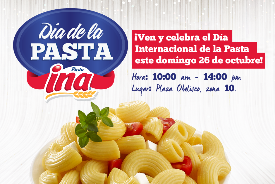 Hoy se celebra el D&iacute;a Internacional de la Pasta.&nbsp;