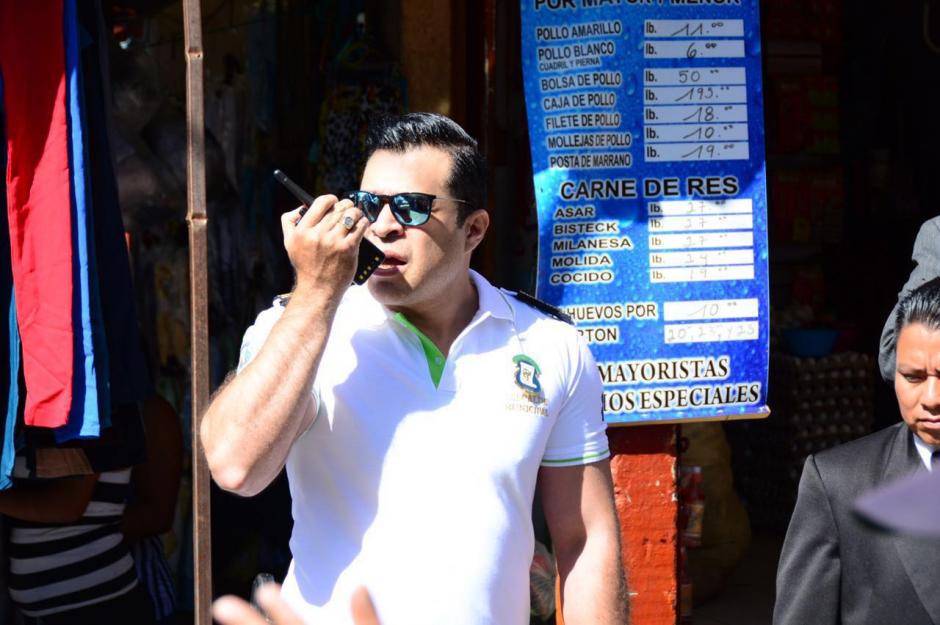 Neto Bran ret&oacute; a los extorsionistas a llegar al mercado. (Foto: Municipalidad de Mixco)