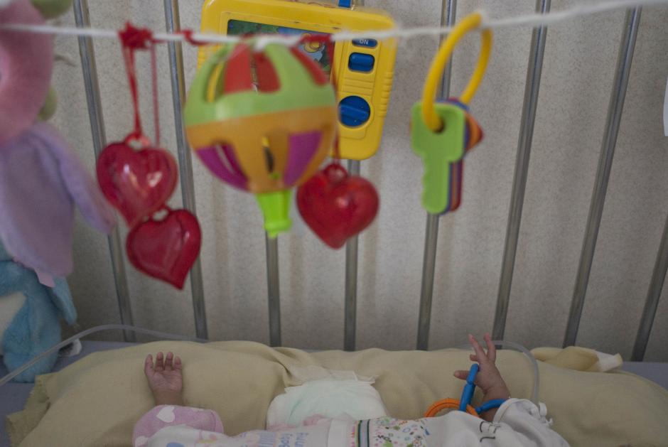 Las Rositas viven en el Hospital Roosevelt y se preparan para ser operadas. (Foto: Jes&uacute;s Alfonso/Soy502)