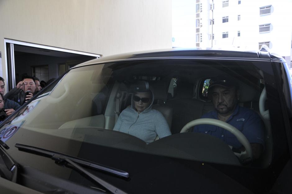 Baldetti estuvo en el hospital tras la agresi&oacute;n sudrida durante la presentaci&oacute;n del Informe de Gobierno, en el Teatro Nacional. (Foto: Esteban Biba/ Soy502)