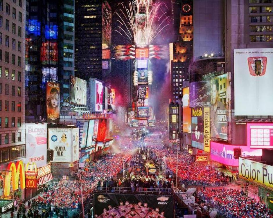 Time&nbsp;Square es uno de los lugares m&aacute;s representativos del mundo para recibir al a&ntilde;o nuevo.&nbsp;