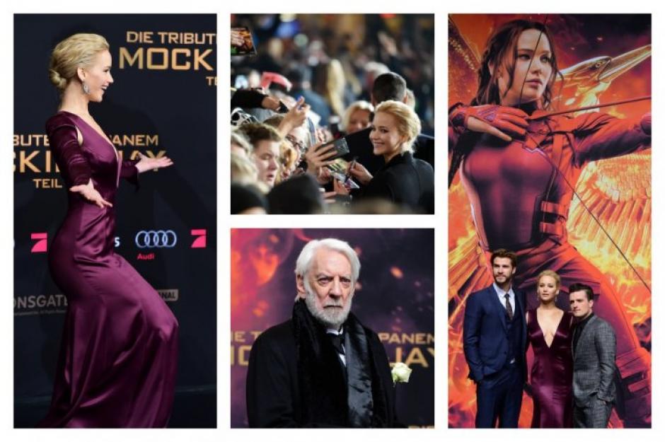 La &uacute;ltima entrega de "Los Juegos del Hambre" se estren&oacute; este mi&eacute;rcoles en Berl&iacute;n en presencia de sus protagonistas, encabezados por Jennifer Lawrence, la actriz mejor pagada del mundo. (Fotos: EFE)