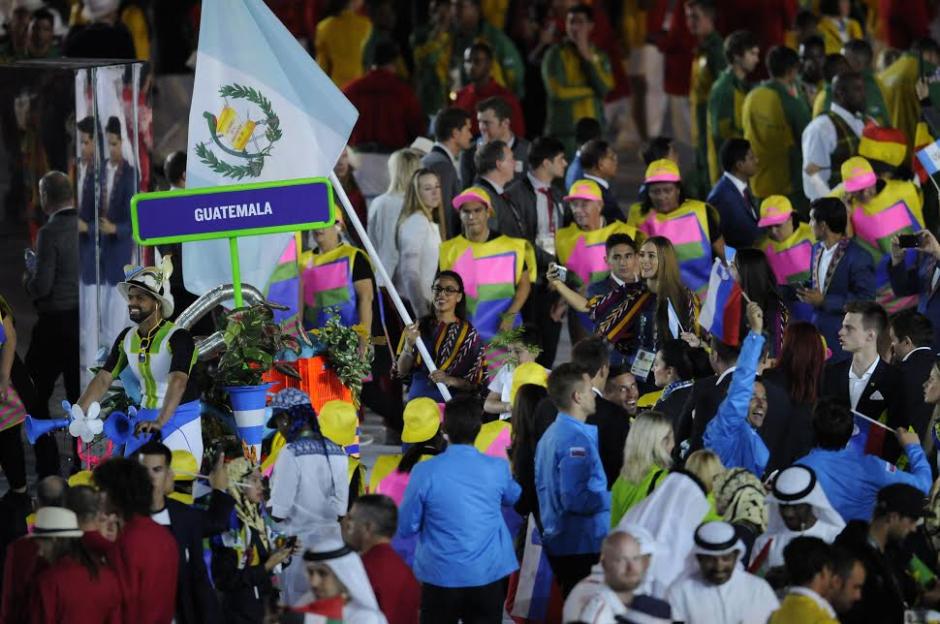 Guatemala desfil&oacute; en R&iacute;o 2016. (Foto: Aldo Mart&iacute;nez/Nuestro Diario)