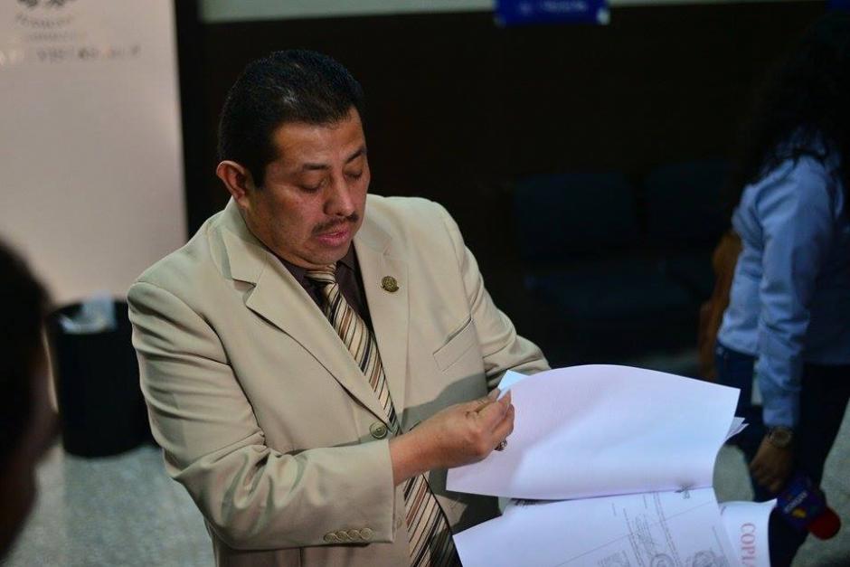 El abogado de Efraín Ríos Montt, Jaime Zamora accionó para intentar frenar el inicio del juicio por genocidio programado para esta semana. (Foto: Wilder López/Soy502)&nbsp;