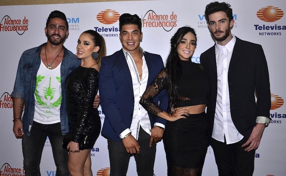 Parte del elenco del reality "Acapulco Shore", junto al VJ y conductor de MTV News, Jimmy Sirvent, visitaron Guatemala para tener un acercamiento con sus seguidores centroamericanos. (Foto: Selene Mej&iacute;a/Soy502)&nbsp;