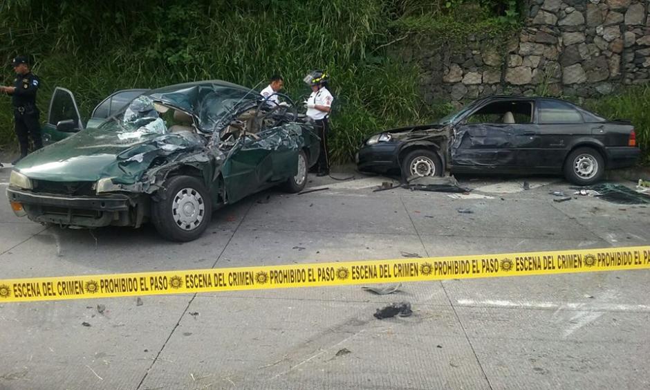 El accidente se report&oacute; en el kil&oacute;metro 34.5 de la ruta al Pac&iacute;fico. &nbsp;(Foto: Facebook/Pampichi News Amatitlan)