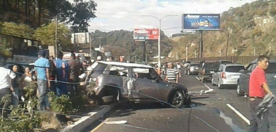 El percance se registr&oacute; en el carril de acceso a la ciudad. (Foto: @notisanjose/Twitter)