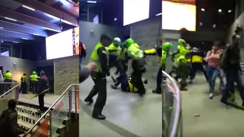 Un periodista y un camar&oacute;grafo en Bogot&aacute;, Colombia, fueron v&iacute;ctimas de una agresi&oacute;n por parte de la polic&iacute;a. (Foto: actualidad.rt.com)