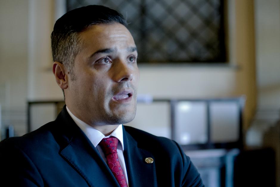 Cabrera acus&oacute; a Azmitia de tener un trato peyorativo con &eacute;l. (Foto: Alejandro Bal&aacute;n/Soy502)