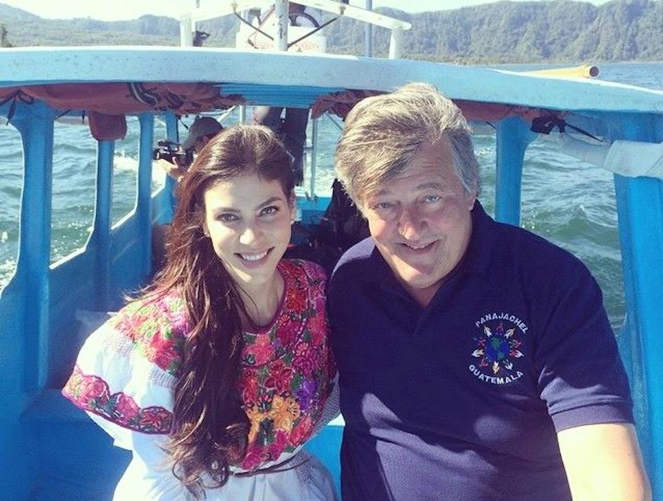Stephen Fry, actor de "El Hobbit" recorre Guatemala