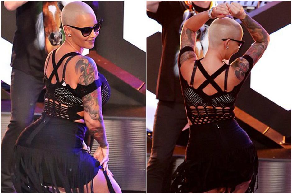 Amber Rose encendi&oacute; el ambiente en la edici&oacute;n 2016 de los I Heart Radio Much Music Video Awards celebrado en Toronto, Canad&aacute;. (Foto: Daily mail)