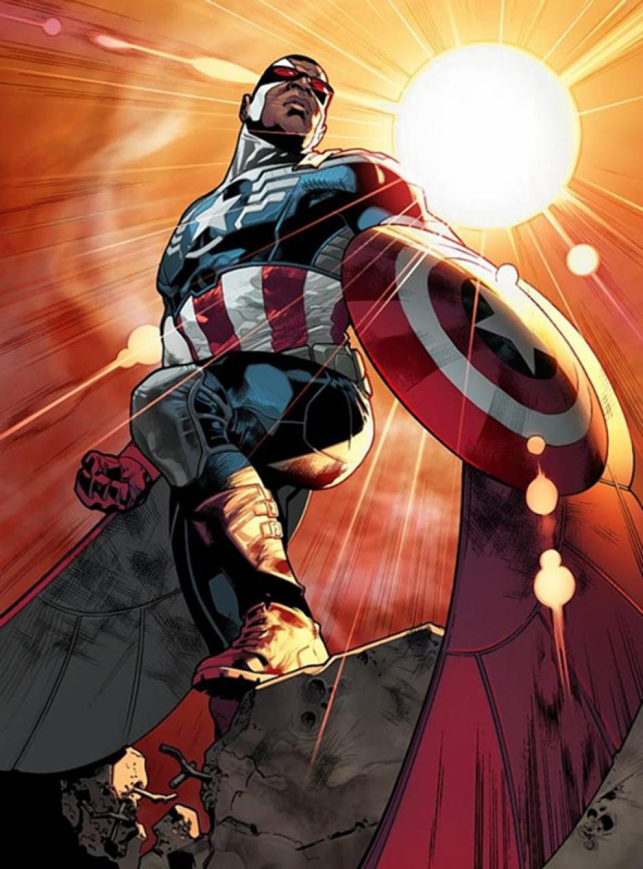 Marvel anuncia al nuevo Capit&aacute;n Am&eacute;rica que ahora ser&aacute; un afroamericano. (Foto: Marvel)