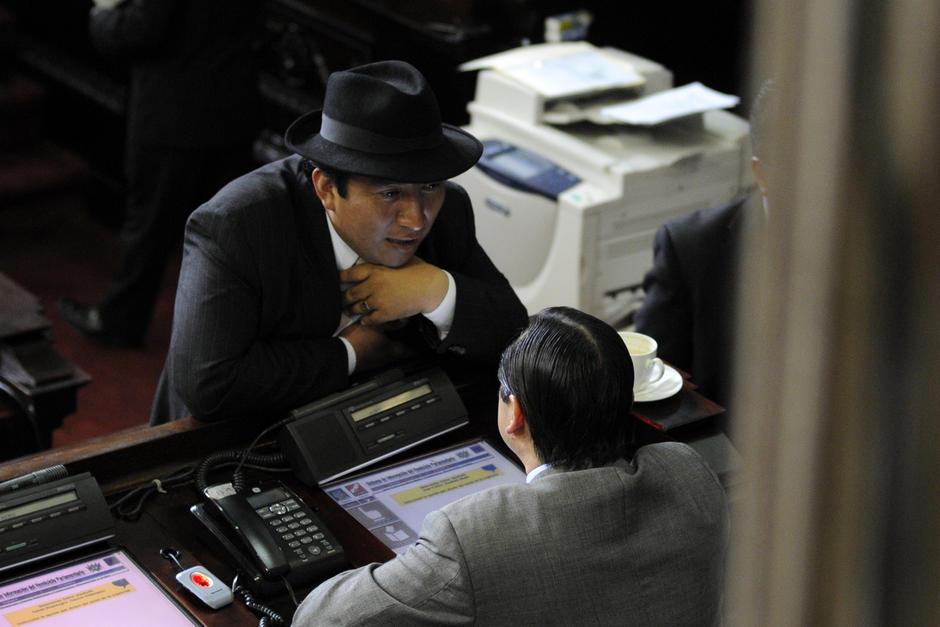 El legislador de Winaq era la segunda vez que emitía denuncia contra el presidente. La primera fue rechazada por falta de indicio. (Foto: Esteban Biba)