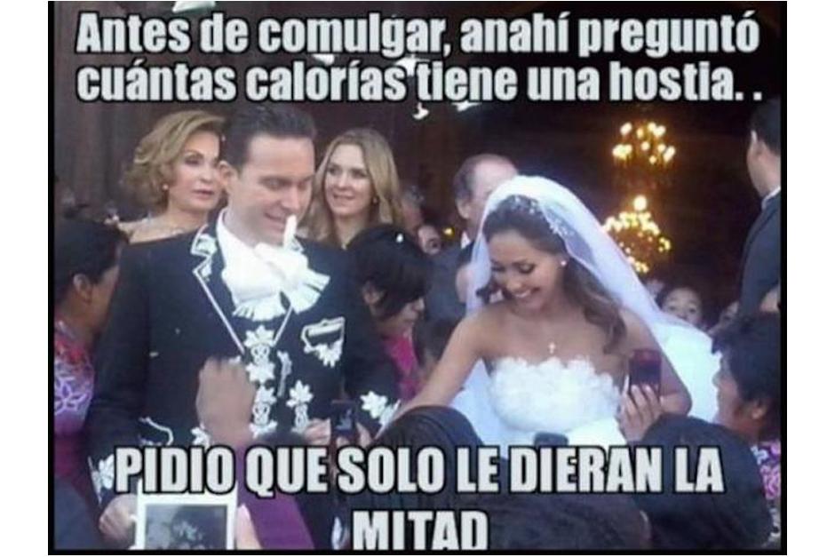 Anah&iacute; se cas&oacute; con el gobernador de Chiapas, Manuel Velasco. (Foto: Twitter)