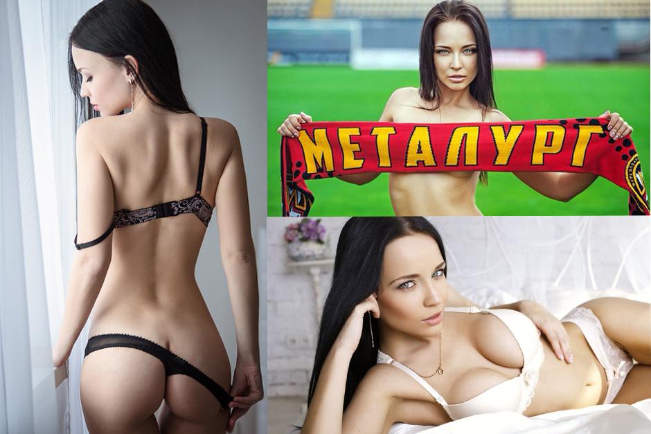La modelo ucraniana, Angelina Petrova, se desnuda en busca de salvar a su club de f&uacute;tbol.