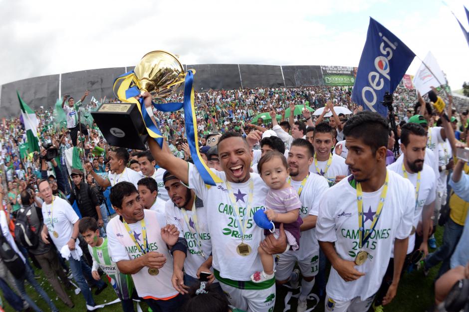 Antigua GFC consigui&oacute; su primer t&iacute;tulo de Liga Nacional tras derrotar a Guastatoya en la final del torneo Apertura 2015. (Foto: Nuestro Diario)