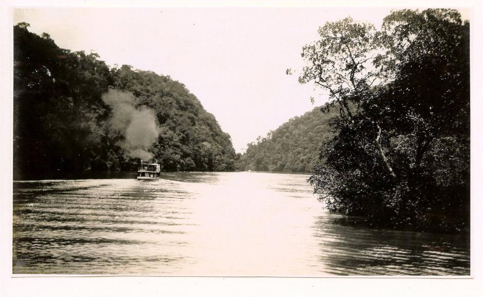 El Parque Nacional R&iacute;o Dulce en 1925. (Foto Historia de Guatemala en Fotograf&iacute;as)