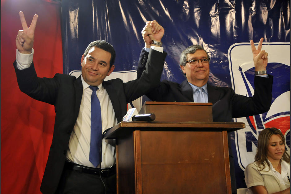 Jimmy Morales ha sido la sorpresa de la primera encuesta publicada después de la convocatoria a Elecciones en 2015. (Foto: Nuestro Diario).