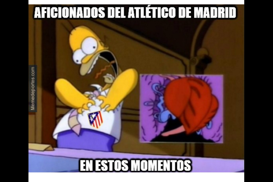 En un juegazo de f&uacute;tbol el Atl&eacute;tico gan&oacute; al Bayern. (Foto: MemeDeportes)