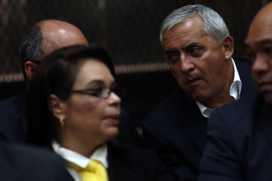 Otto Pérez y Roxana Baldetti tenían casi un año de no verse. (Foto: EFE)